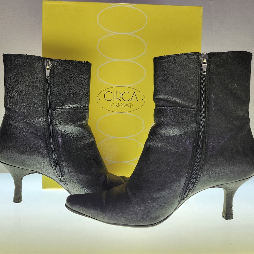 Joan & David Black Ankle Boots